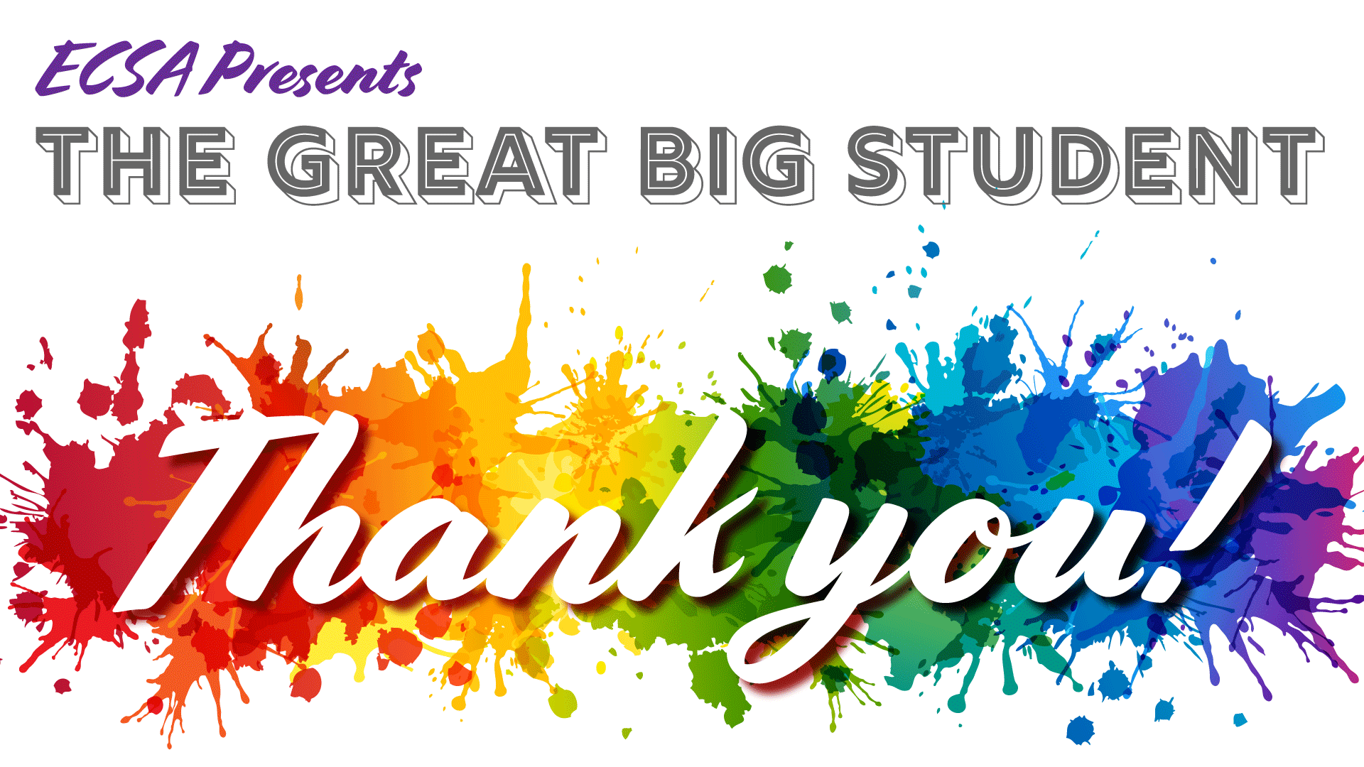 The Great Big Student Thank You | Edinburgh College Students' Association