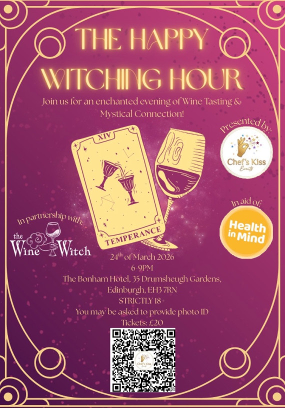 Post for the Happy Witching Hour wine-tasting event