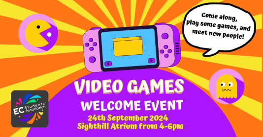 Video Games Welcome Event at Sighthill Campus