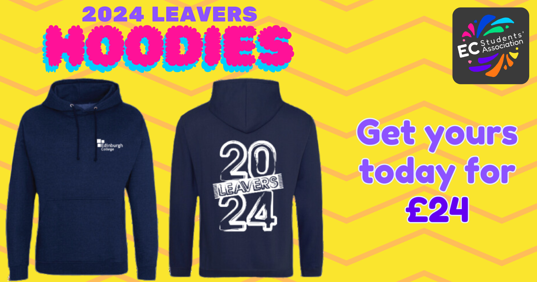 Order your 2024 Leavers hoodie for £24