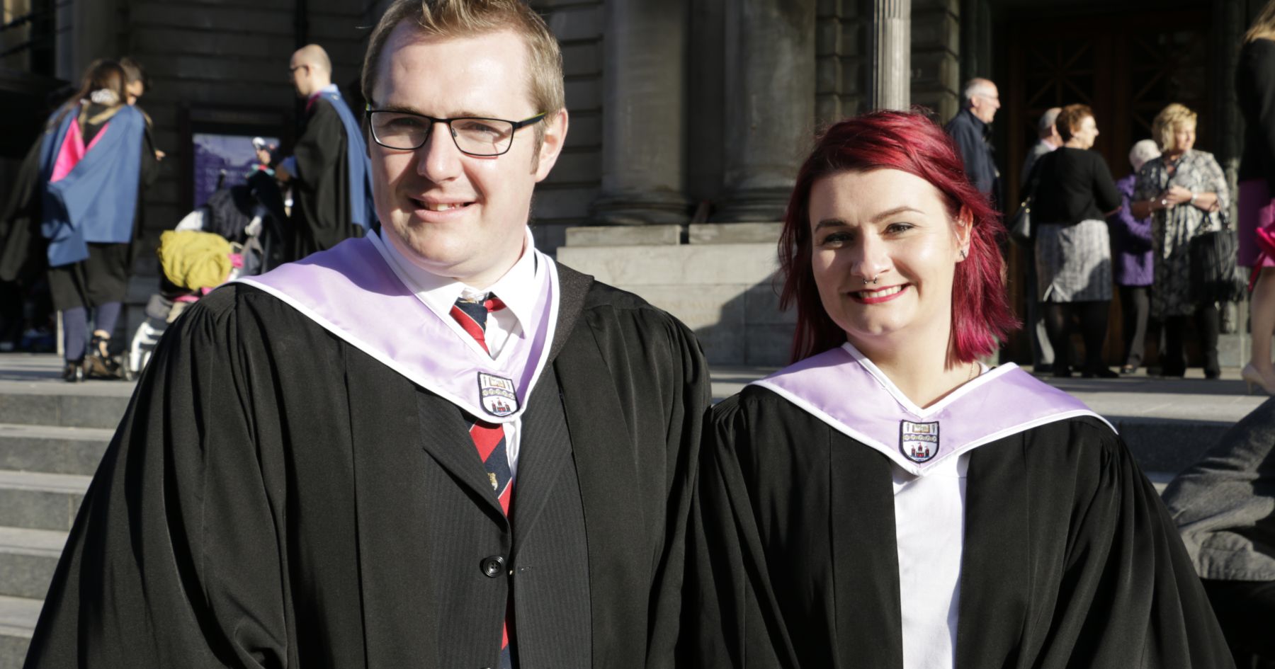 Neal and Amanda at Graduation