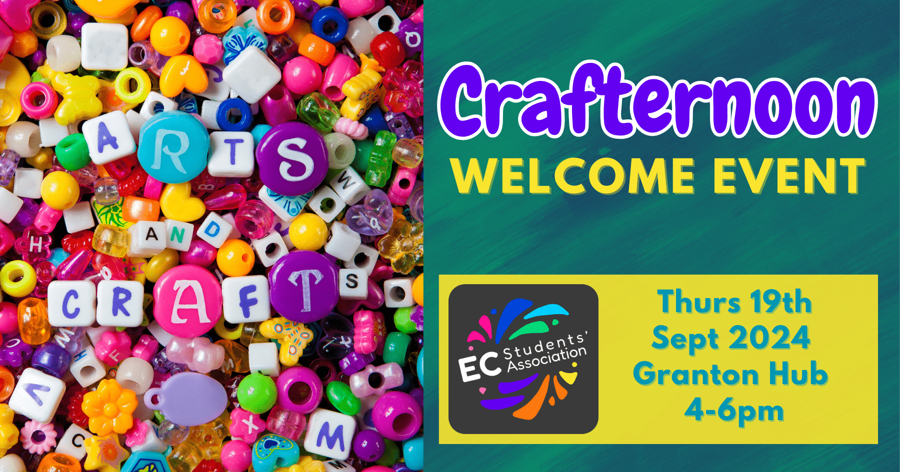 Granton Crafternoon Welcome Event 19th Sept 4-6pm