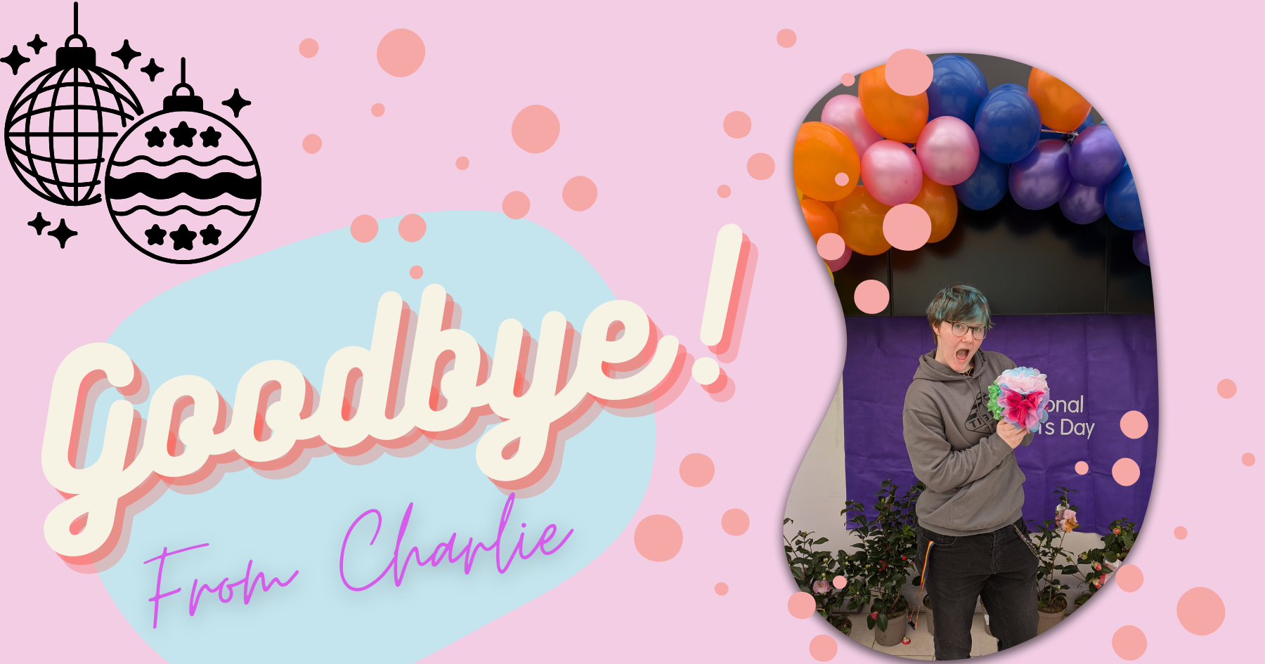 Header Image for Farewell from Charlie Blog