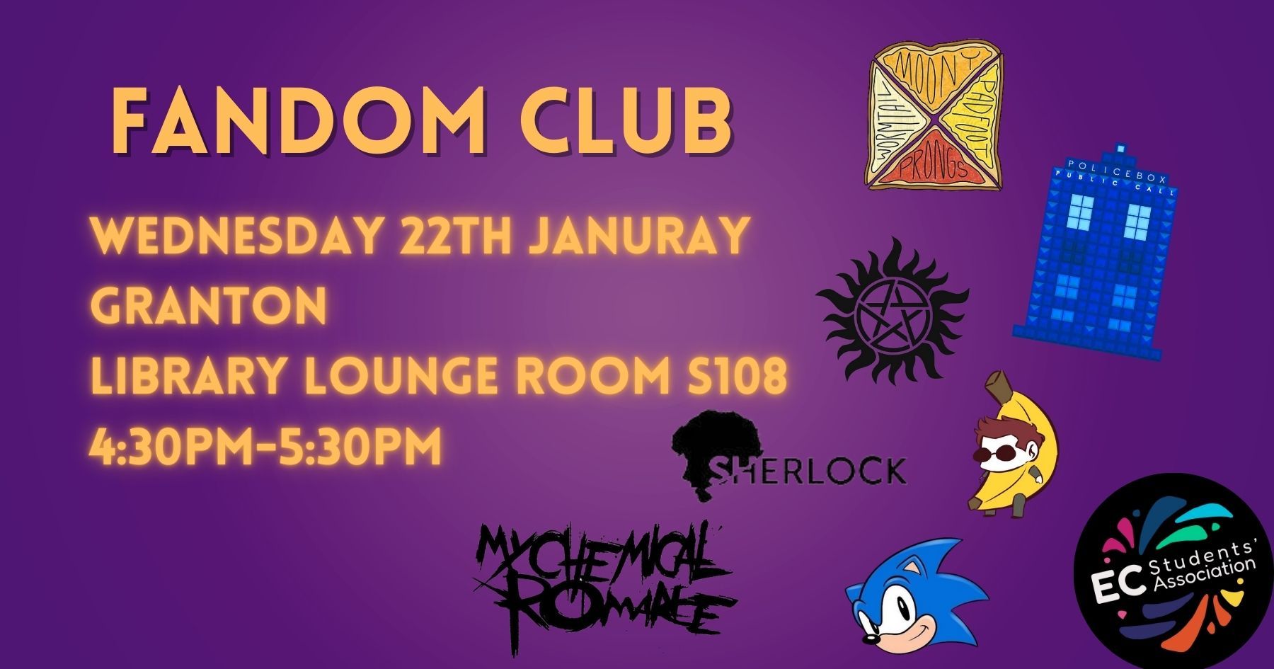 Header Image for Fandom Club at Granton