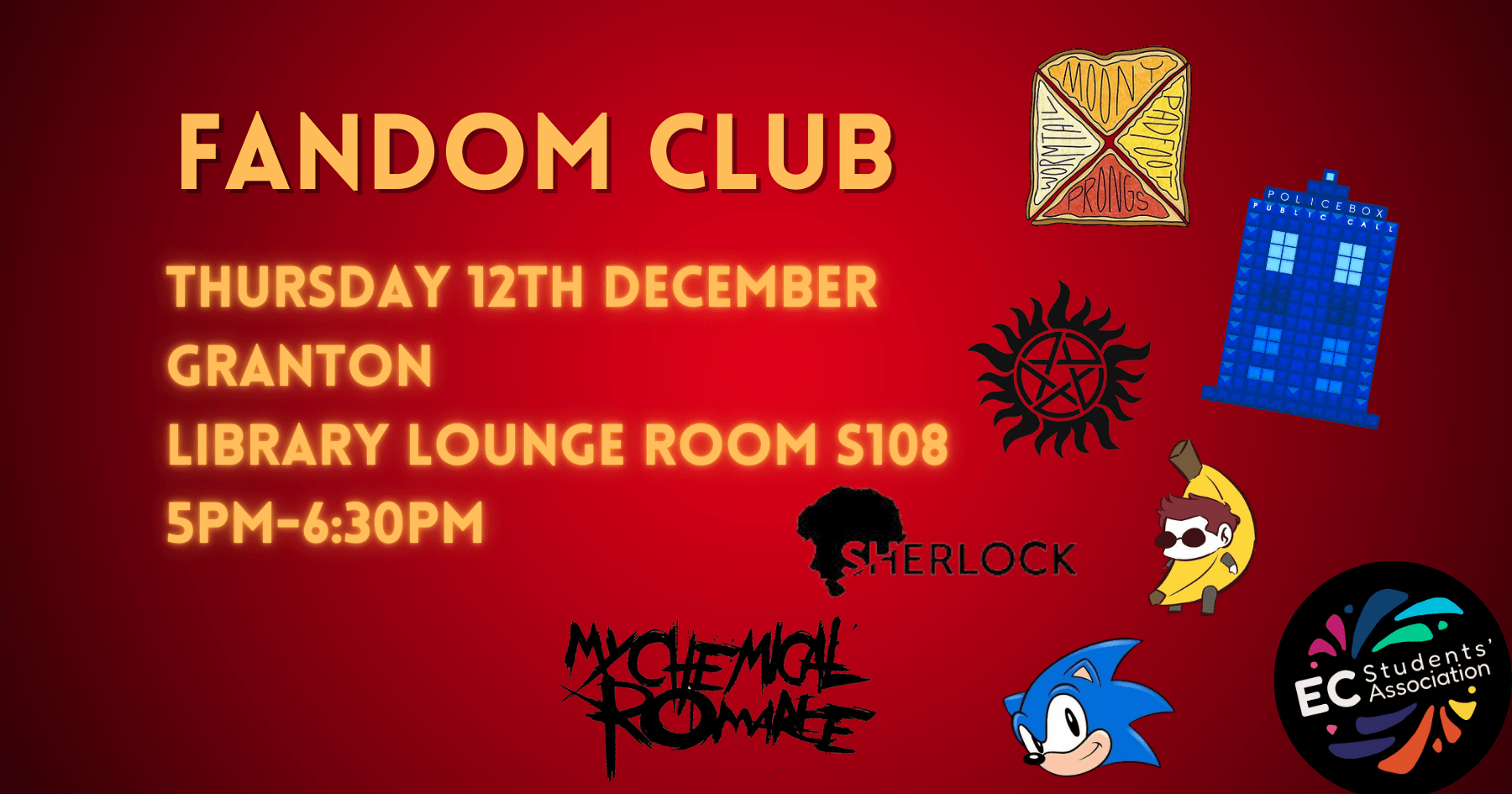 Header Image for Fandom Club at Granton
