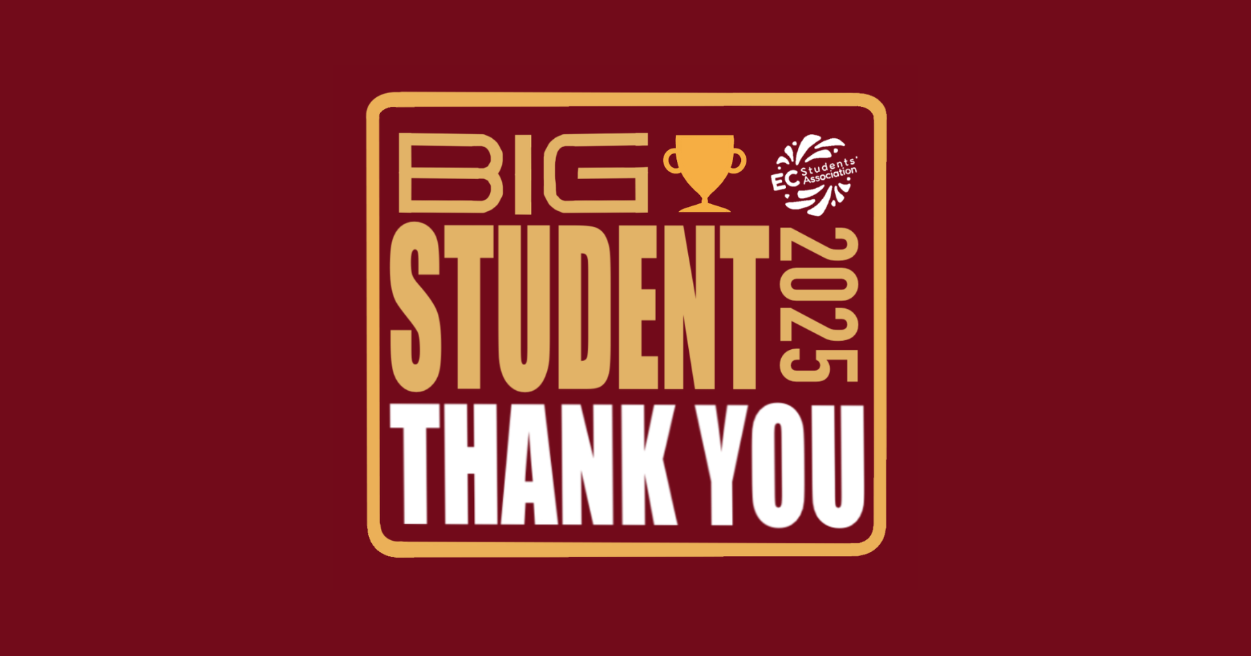 Big Student Thank You 2025