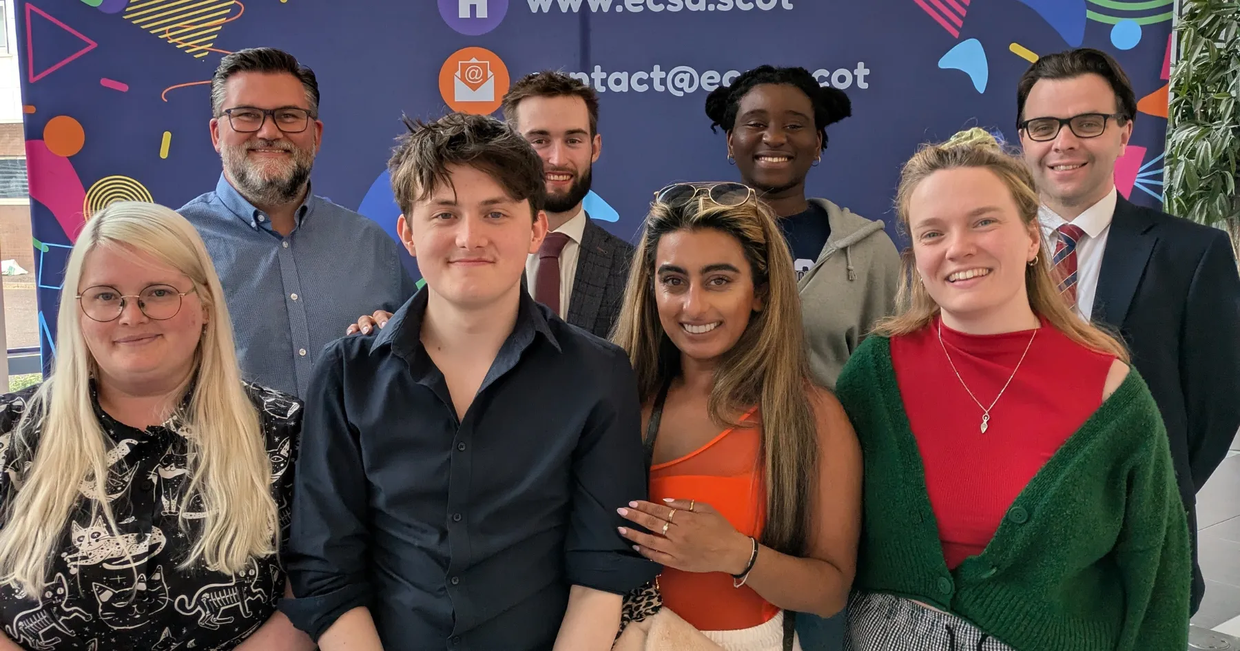 EC Students' Association Director and seven members of the Board of Trustees