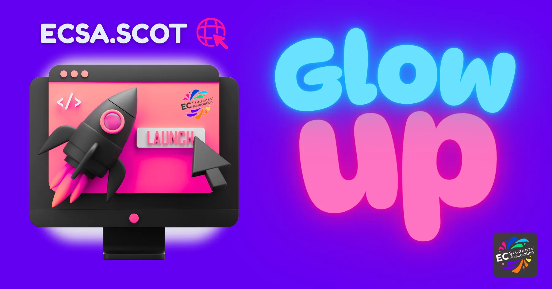 Website launch news banner