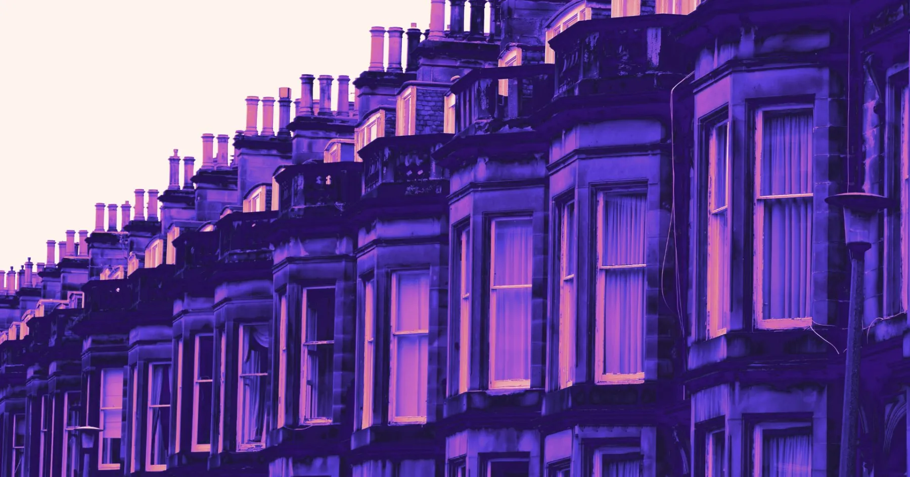 Picture of a row of Edinburgh houses