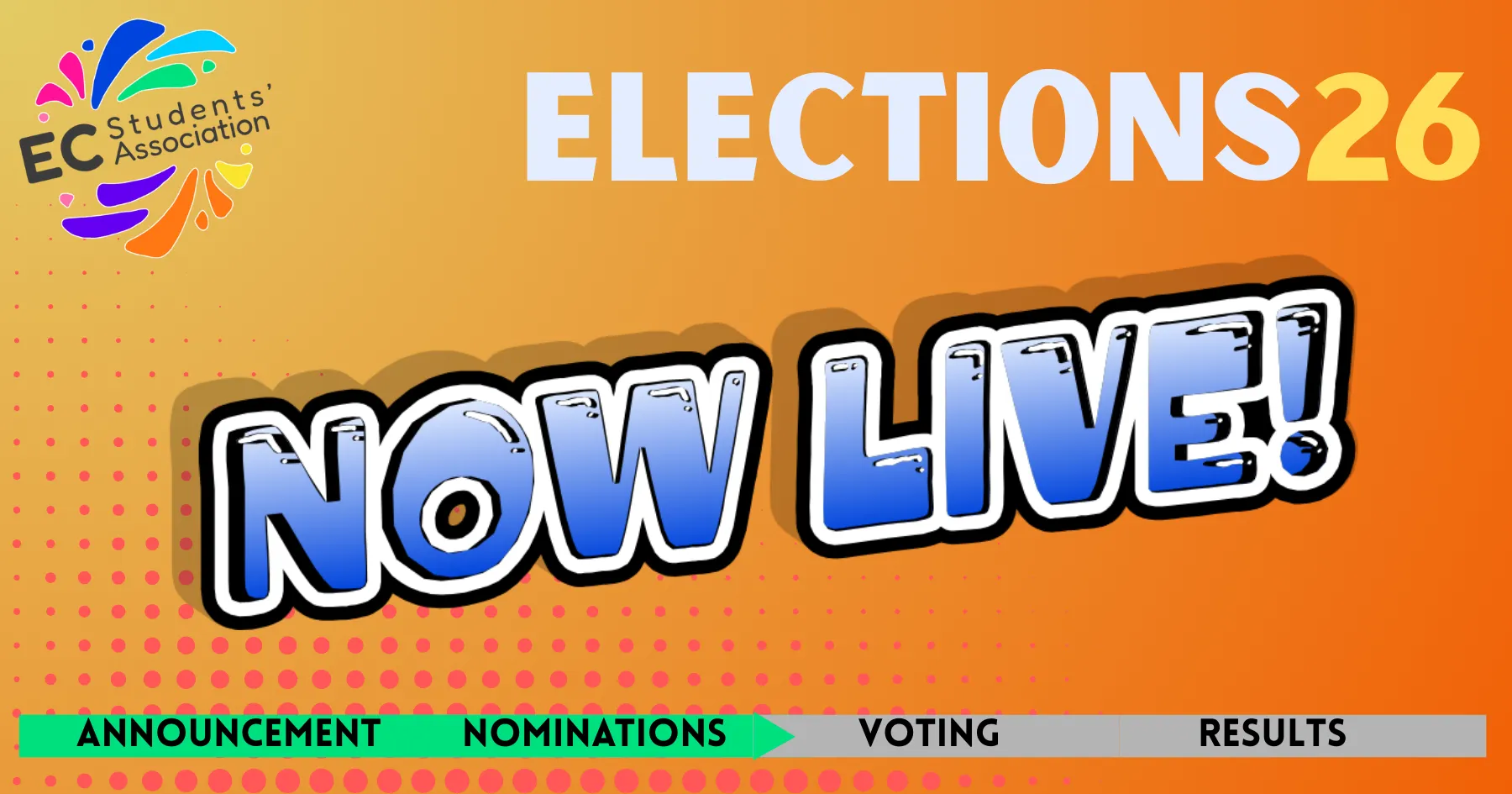 Elections 2026 now live