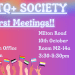 LGBTQ+ Society Meetings 2024 LGBTQ+ Society First Meetings.