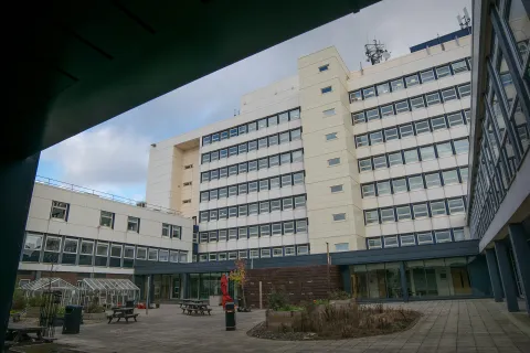 Sighthill Campus courtyard