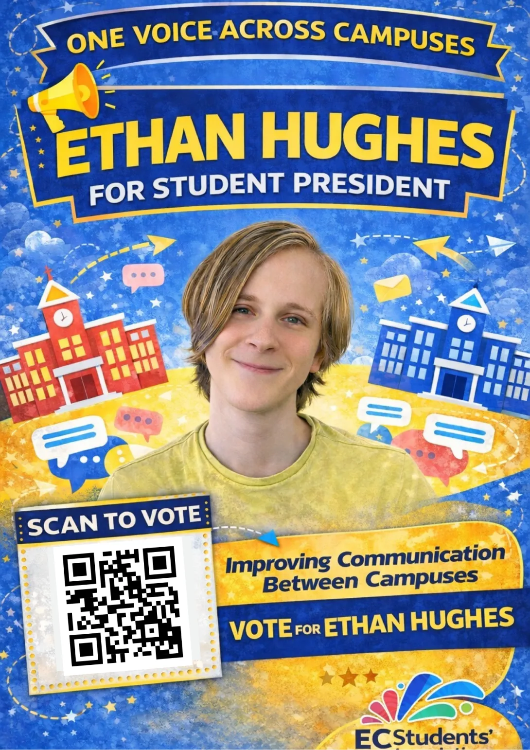 Vote Ethan Hughes for Student President